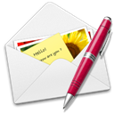 Letter (pen) icon